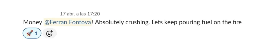 “Absolutely crushing — keep pouring fuel” — Brand owner